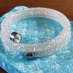 Swarovski crystal dust bracelet